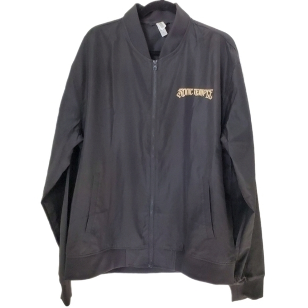 Sonic Temple Music Festival Men's Black Windbreaker Bomber Zip Up Jacket‎